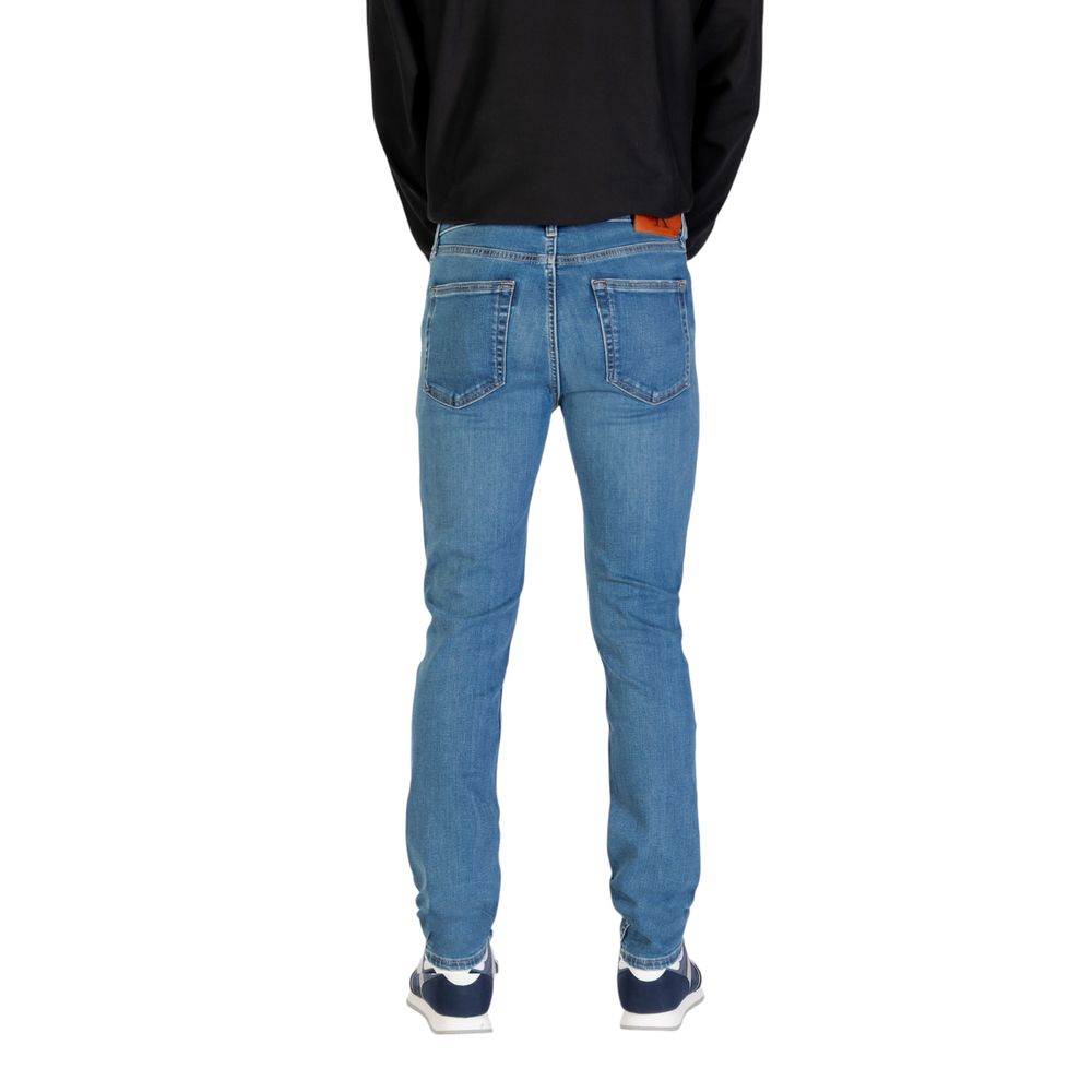 Calvin Klein Jeans Blue Cotton Skinny Jeans