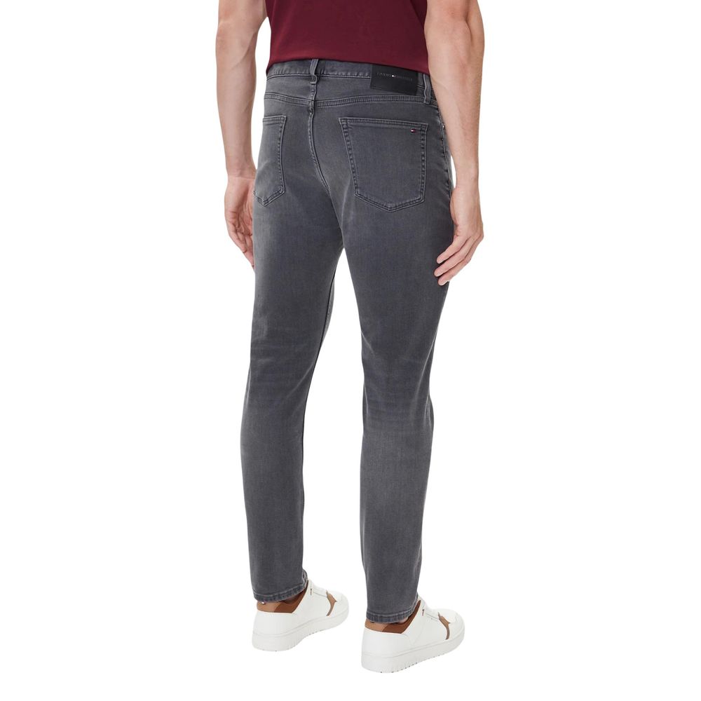 Tommy Hilfiger Gray Recycled Cotton Skinny Jeans