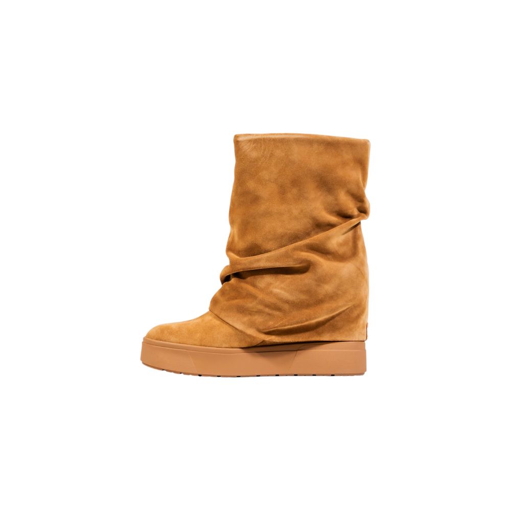 Guess Beige Suede Leather Ankle Boots