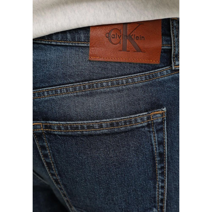 Calvin Klein Jeans Blue Cotton Skinny Jeans