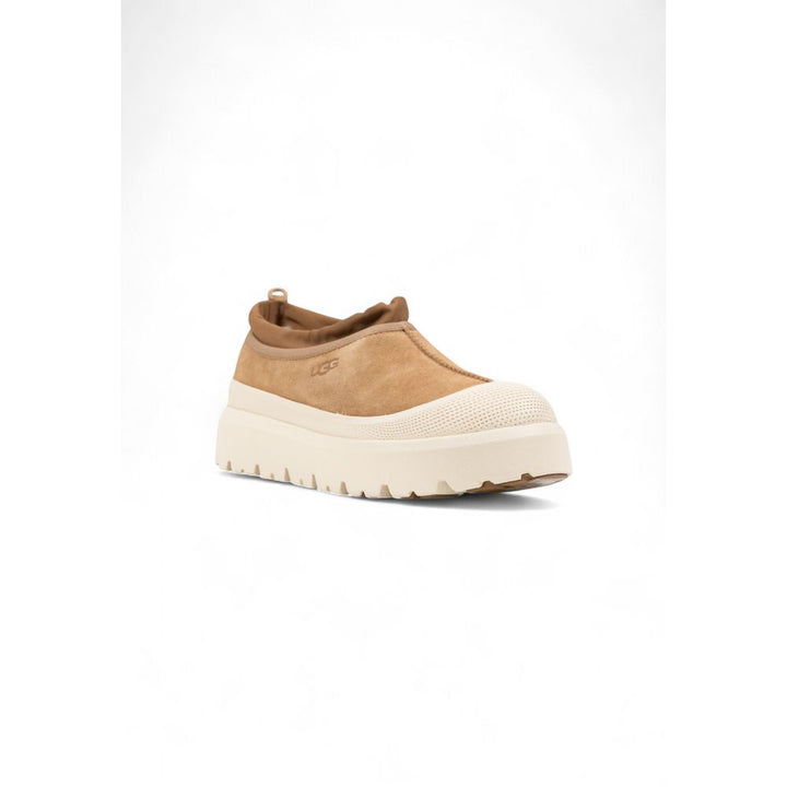 UGG Beige Suede Leather Clogs