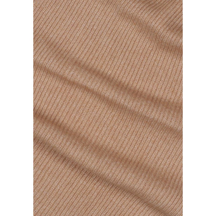 Pieces Beige Recycled Polyester Scarf