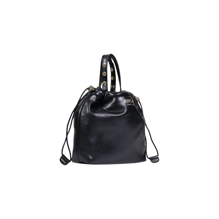 Replay Black Polyester Handbag