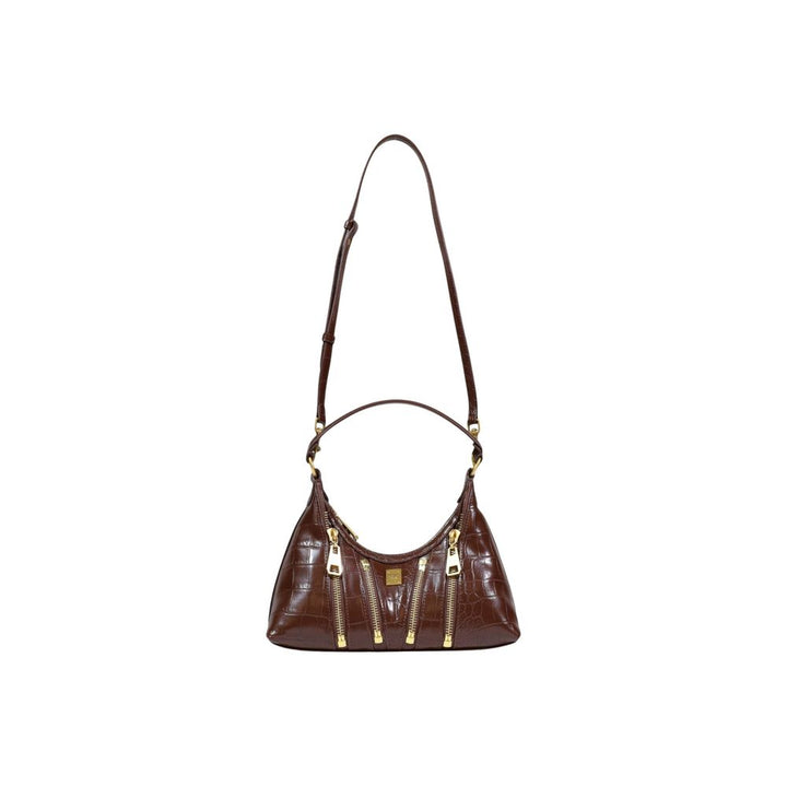 Replay Brown Polyester Handbag