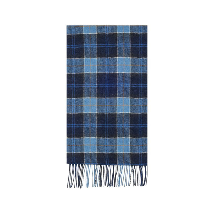 Barbour Blue Wool Scarf