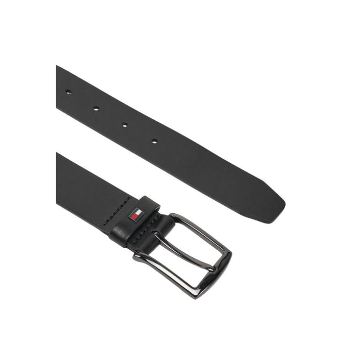 Tommy Hilfiger Black Leather Regular Belt