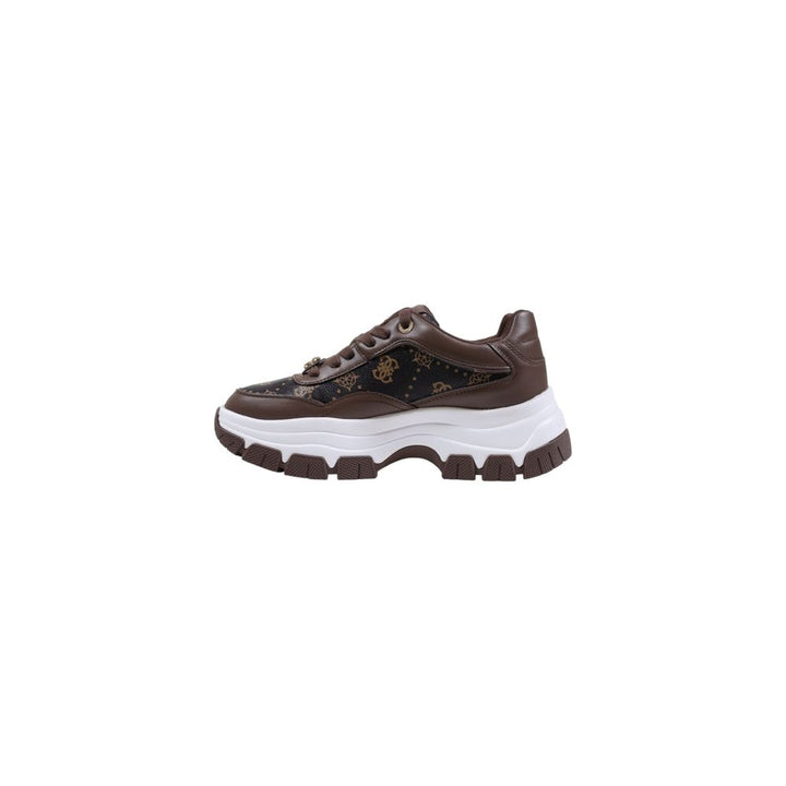 Guess Brown Polyethylene Chunky Sneakers