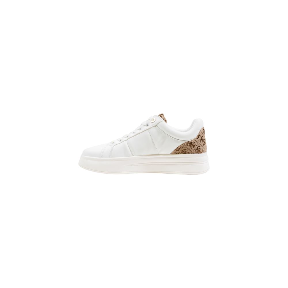 Guess Beige Synthetic Low Top Sneakers