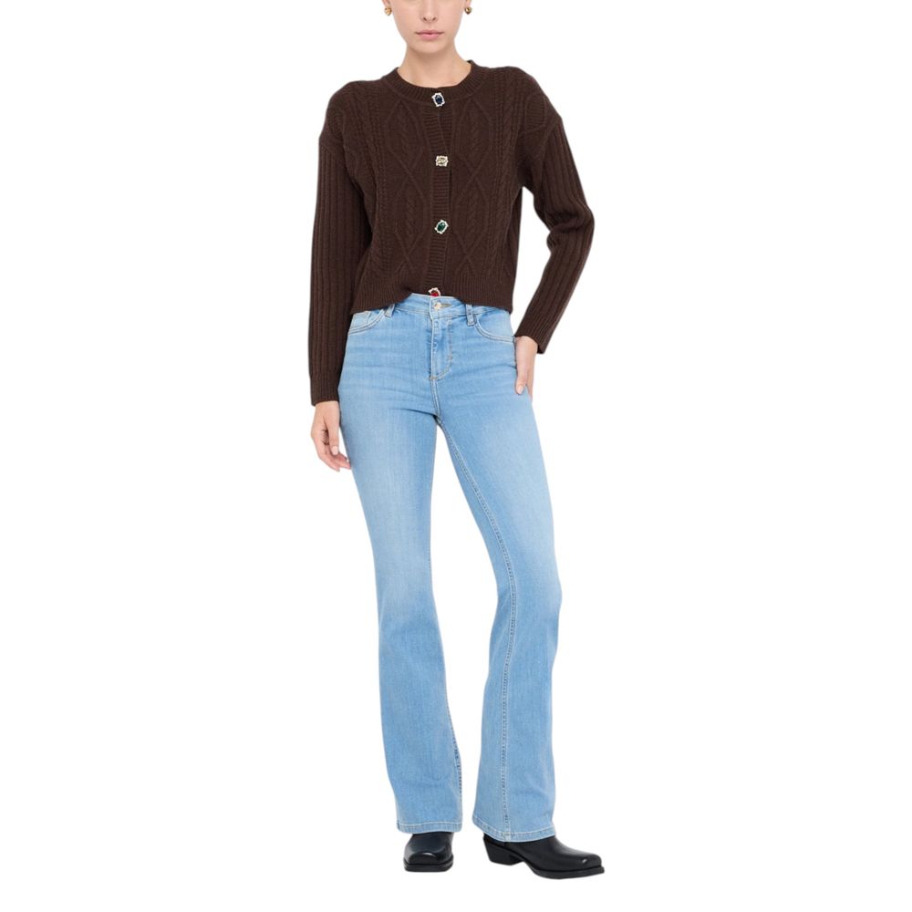 Liu Jo Brown Wool Cardigan