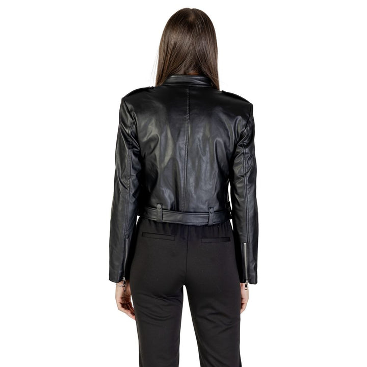 Only Black Leather Jacket