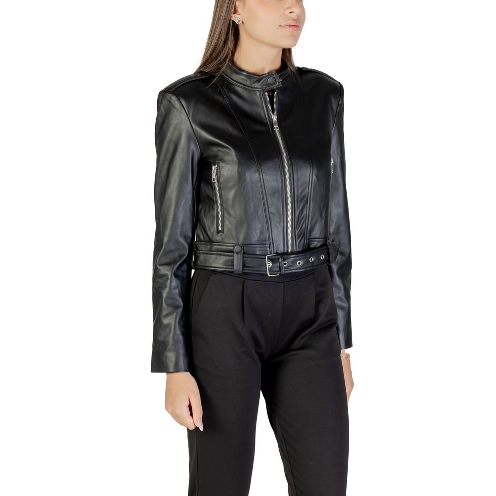 Only Black Leather Jacket