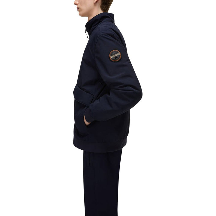 Napapijri Blue Polyamide Coat