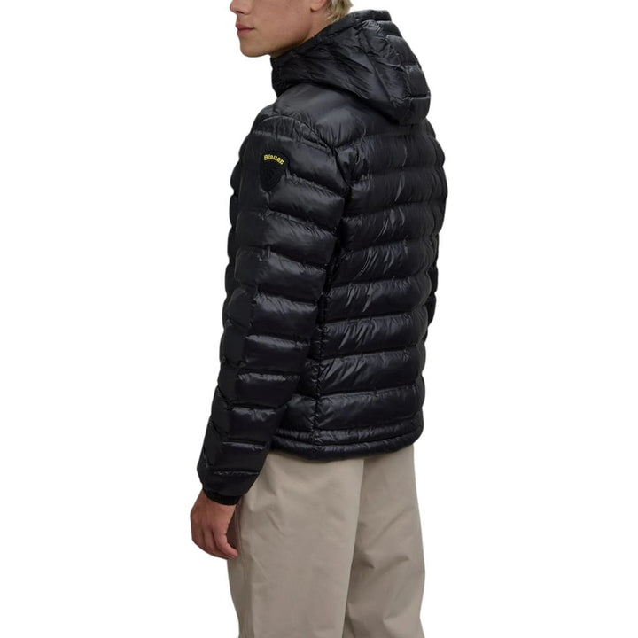 Blauer Black Polyamide Shell Jacket