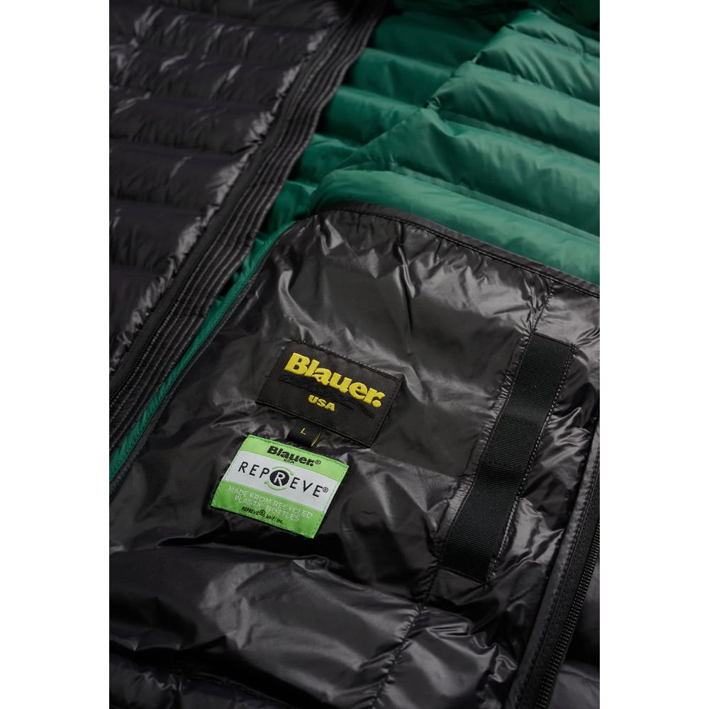 Blauer Black Polyamide Shell Jacket