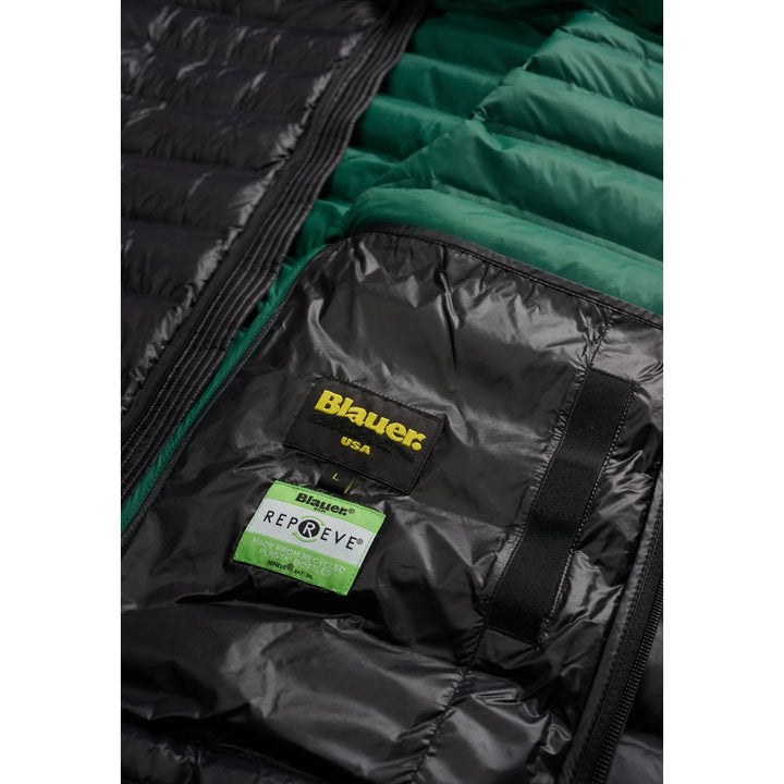 Blauer Black Polyamide Shell Jacket