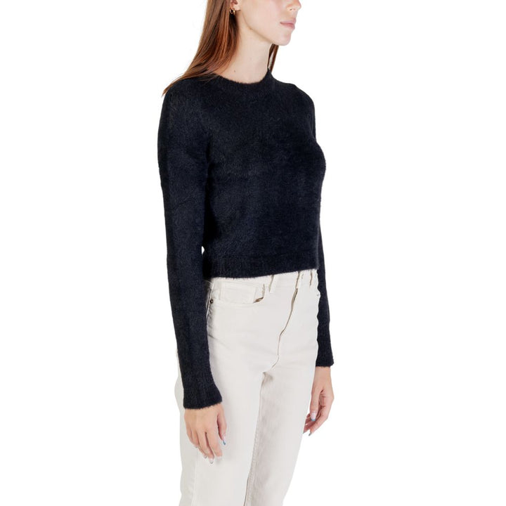 Only Black Marabou Sweatshirt