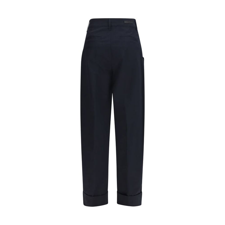 Jacob Cohen Blue Cotton Casual Pants