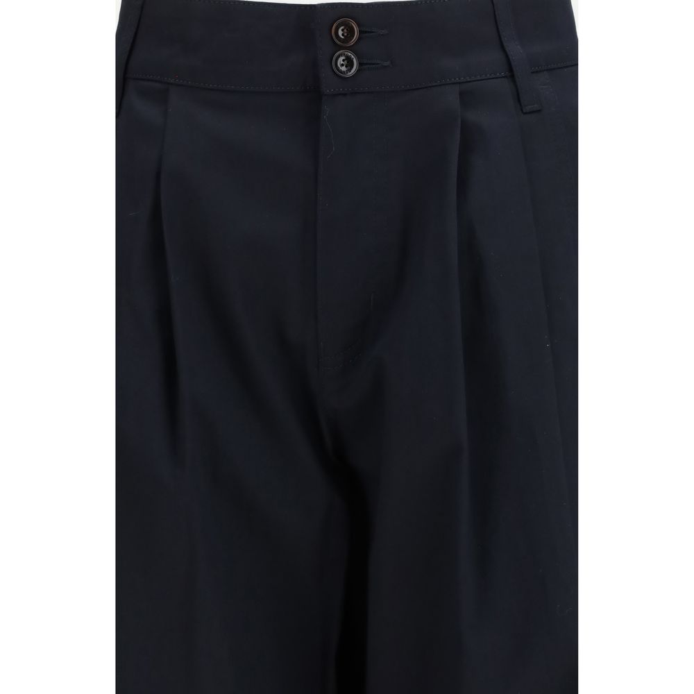 Jacob Cohen Blue Cotton Casual Pants