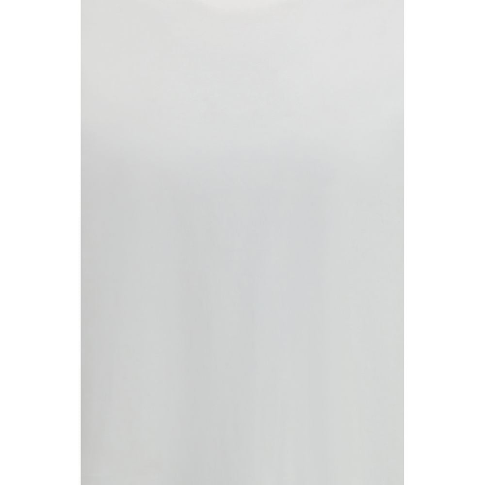 LAMINAR White Cotton Long Sleeve T-Shirt