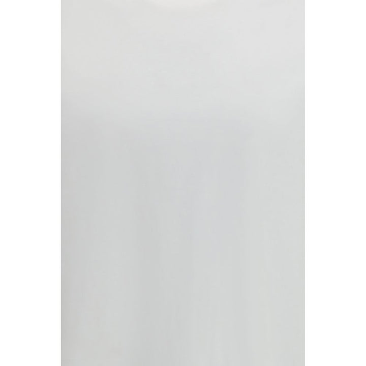 LAMINAR White Cotton Long Sleeve T-Shirt