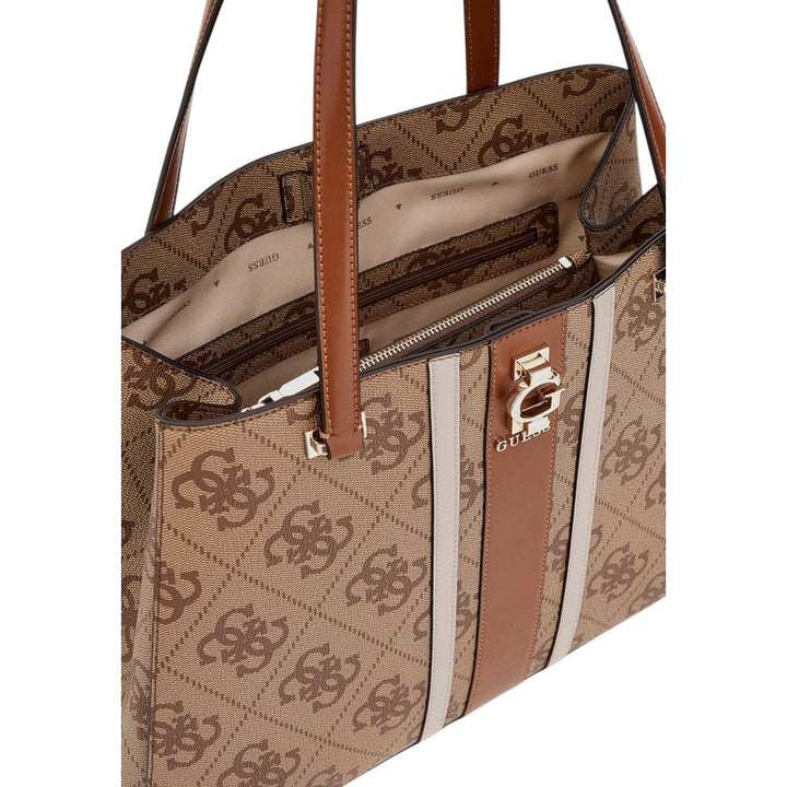 Guess White Polyethylene Handbag