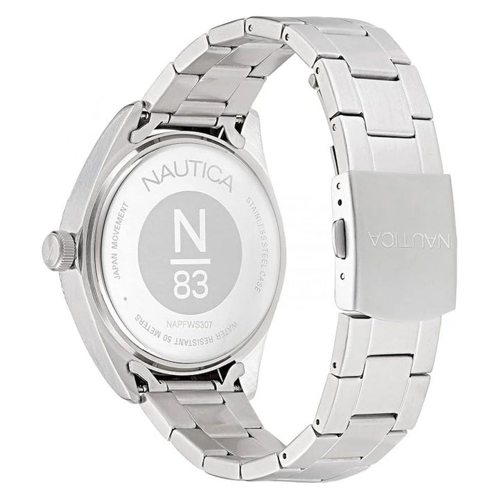 NAUTICA Gray Stainless Steel Dress Watch