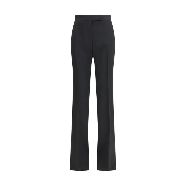 Tom Ford Black Fleece Wool Dress Pants