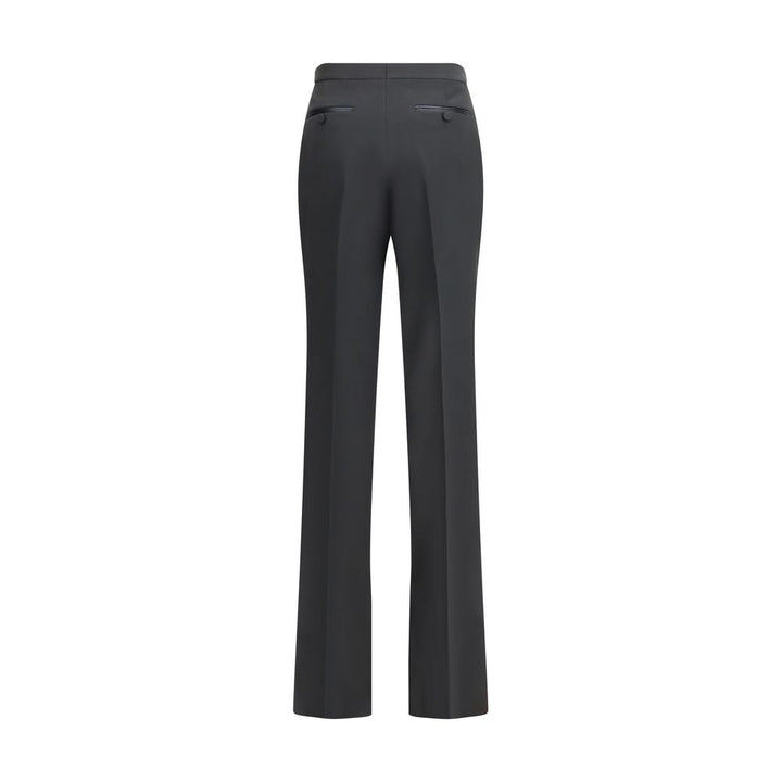 Tom Ford Black Fleece Wool Dress Pants