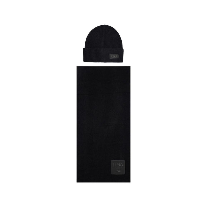 Liu Jo Black Polyester Beanie