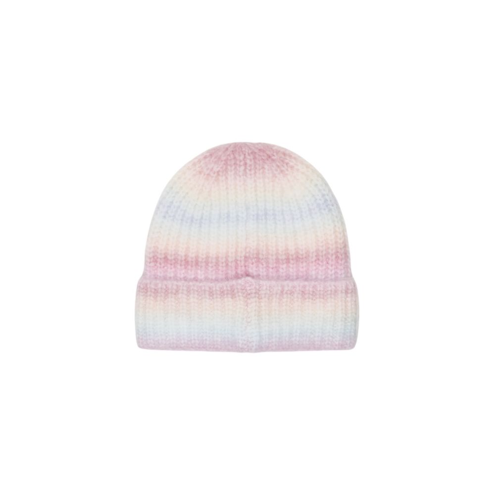 Pieces Multicolor Marabou Beanie