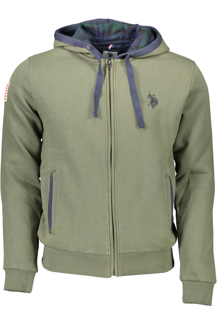 U.S. POLO ASSN. Verde Cotton Men Sweatshirt