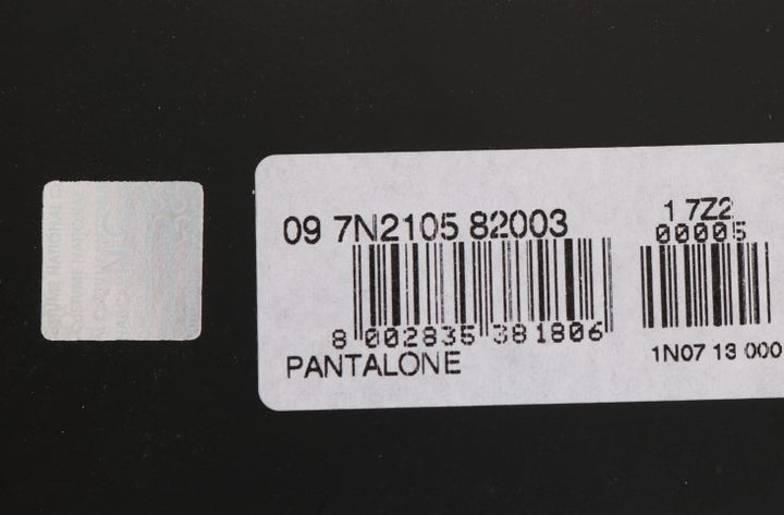 Costume National Black Slim Fit Cotton Stretch Pants