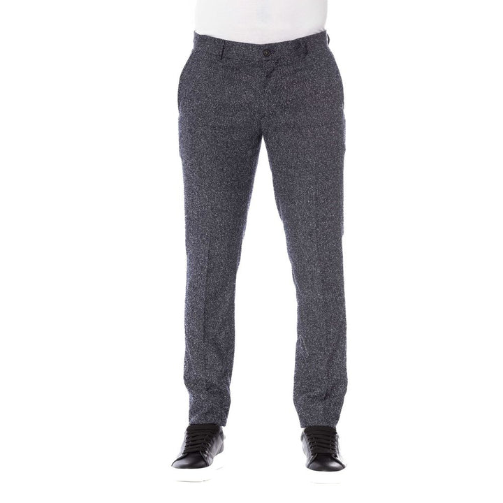 Trussardi Black Cotton Men Pant
