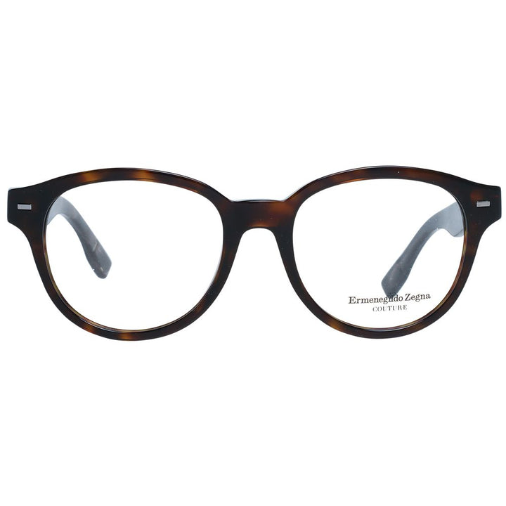 Ermenegildo Zegna Brown Plastic Glasses (Frames)