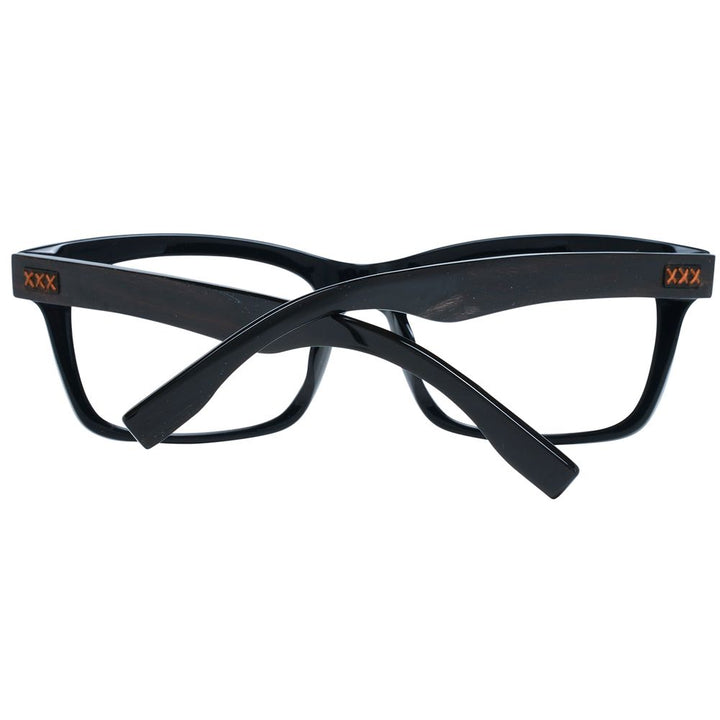 Ermenegildo Zegna Black Plastic Glasses (Frames)