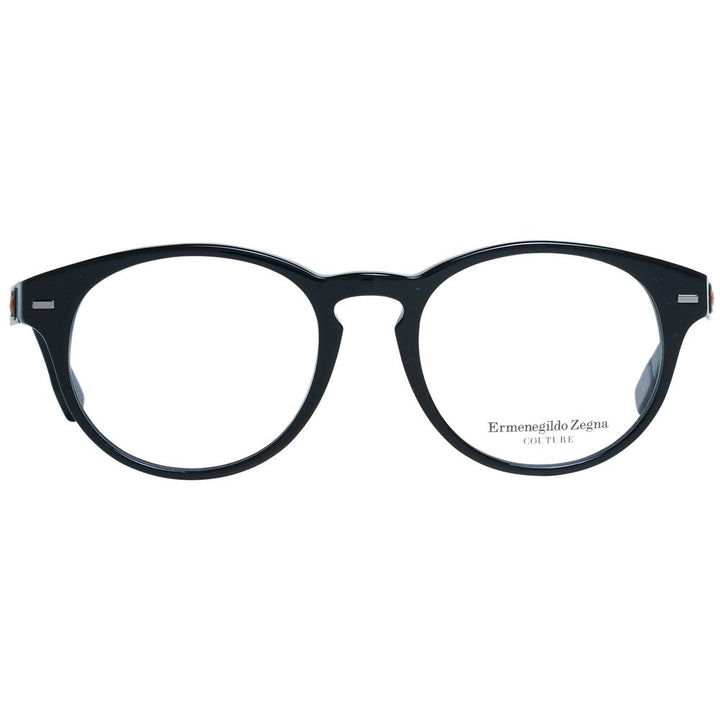 Ermenegildo Zegna Black Plastic Glasses (Frames)