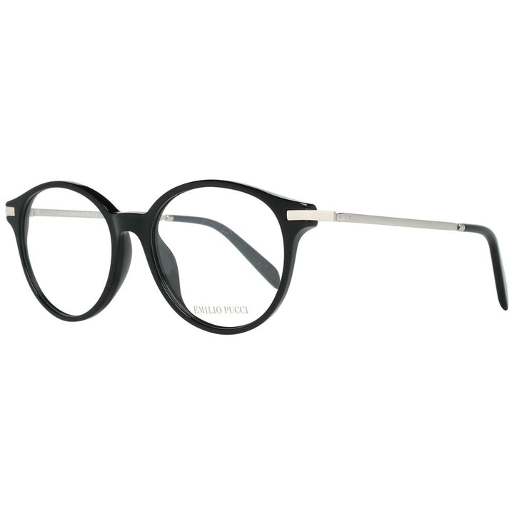Emilio Pucci Black Metal & Plastic Glasses (Frames)