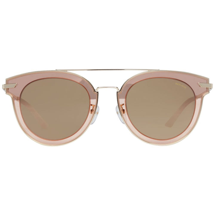 Police Rose Gold Metal & Plastic Sunglasses