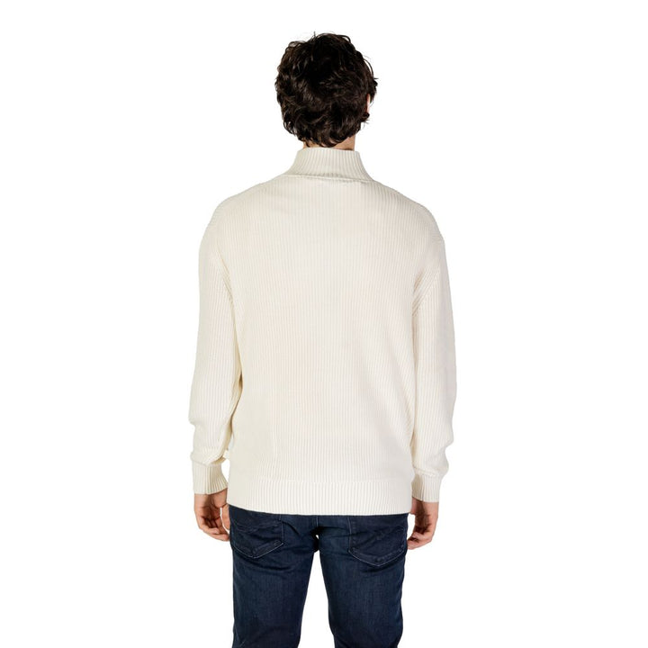 Calvin Klein Jeans Beige Cotton Sweatshirt