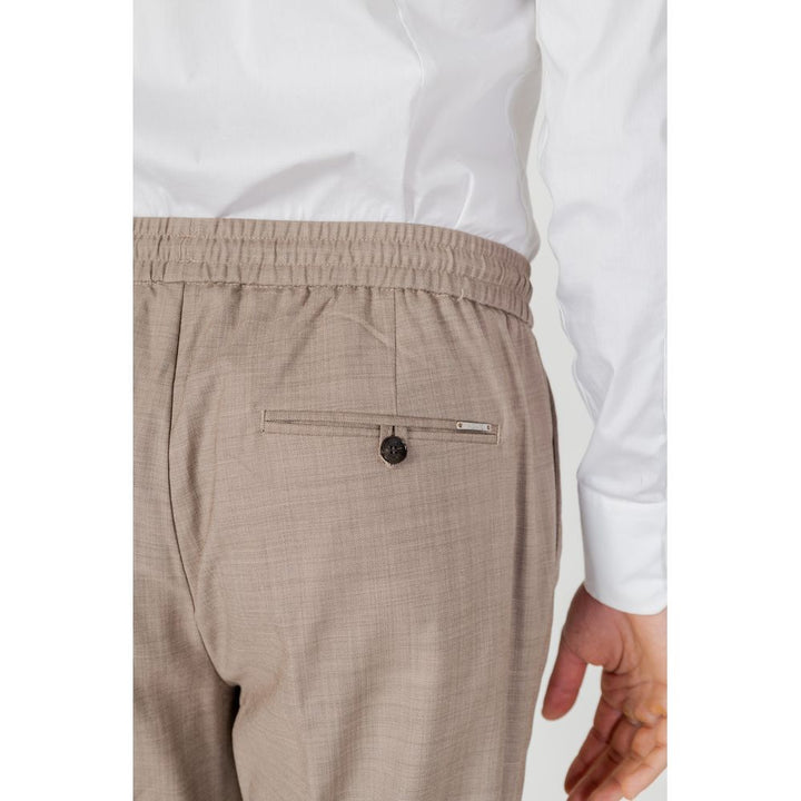 Antony Morato Beige Polyester Casual Pants