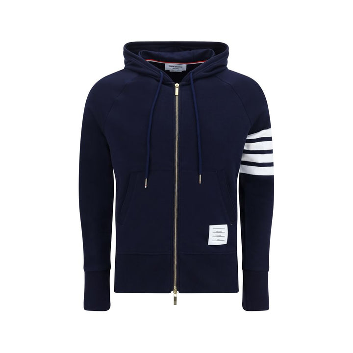 Thom Browne Blue Cotton Sweatshirt