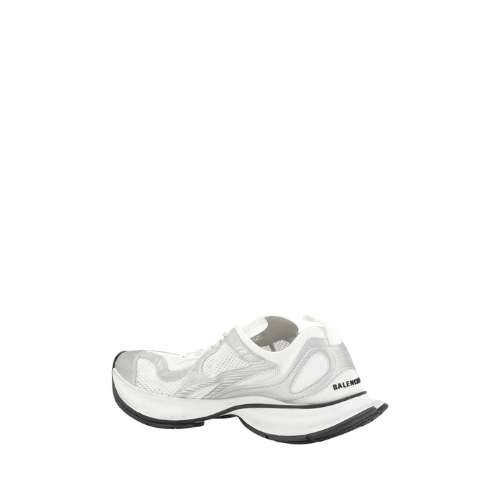 Balenciaga White Polyurethane Athletic Sneakers