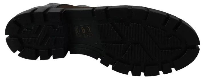 EBARRITO Multicolor Leather Suede Zipper Ankle Boots Shoes