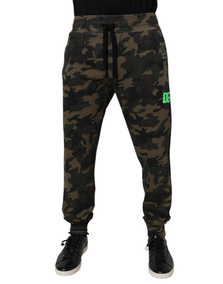 Dolce & Gabbana Multicolor Camouflage Jogger Sweatpants Pants