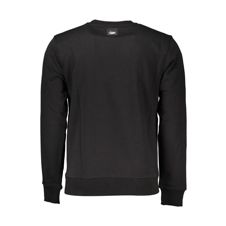 Cavalli Class Black Cotton Men Sweatshirt