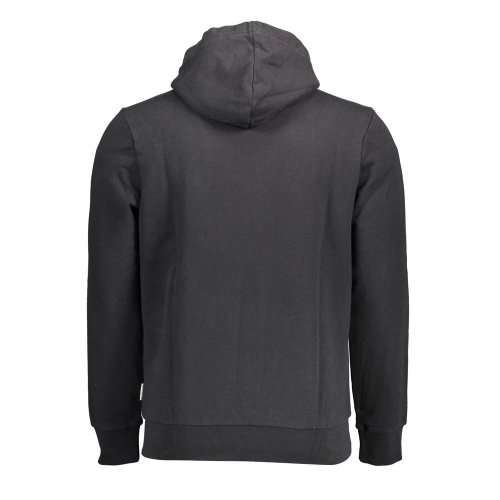 Napapijri Black Cotton Men's Hoodie
