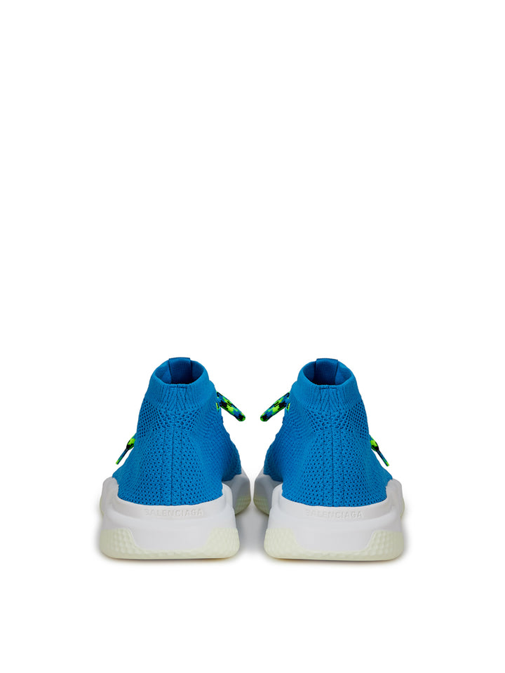 Balenciaga Blue Cotton Athletic Sneakers