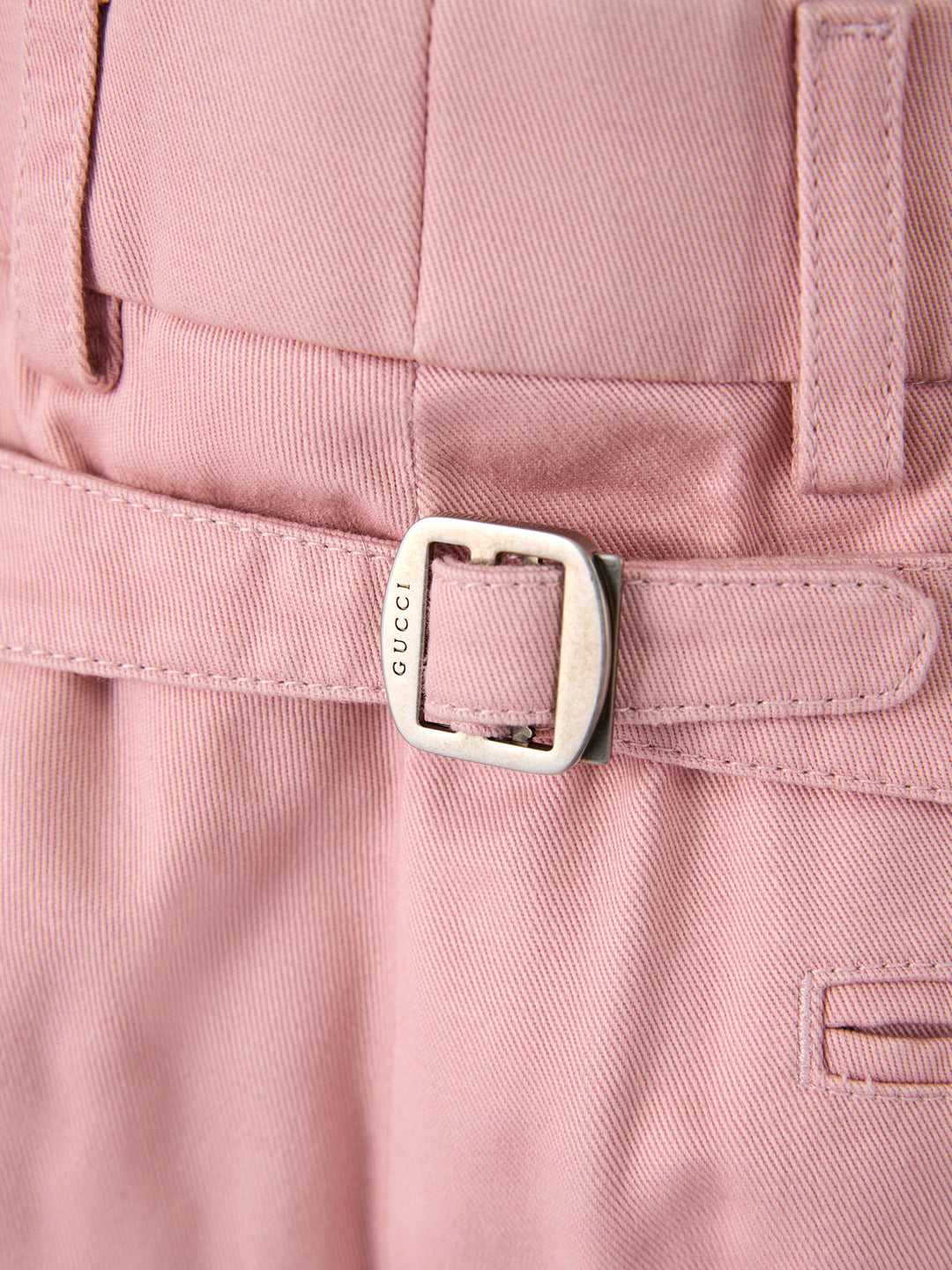 Gucci Light Pink Cotton Pants