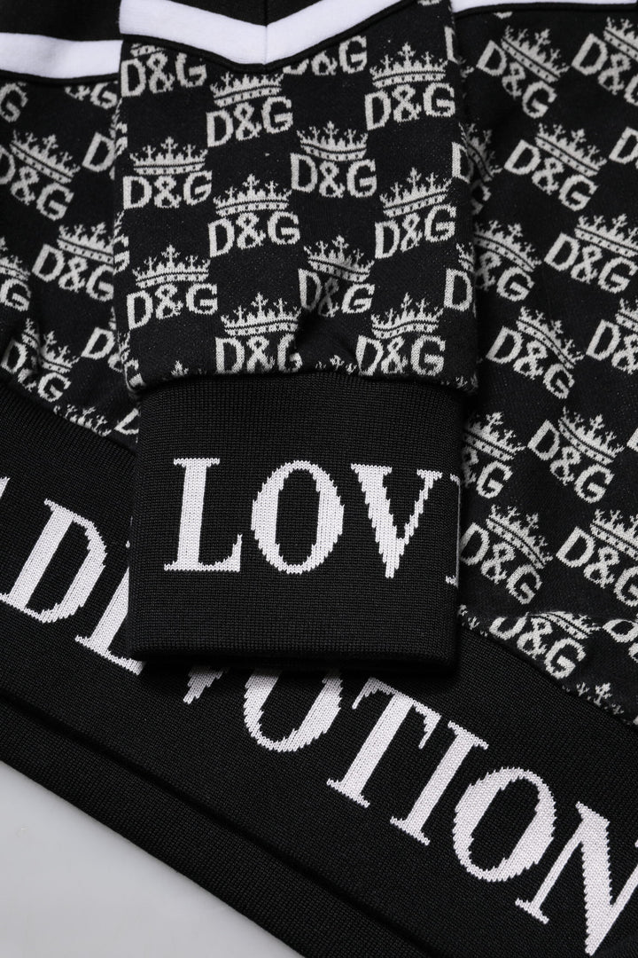 Dolce & Gabbana Multicolor Cotton Crew Neck Pullover Sweater