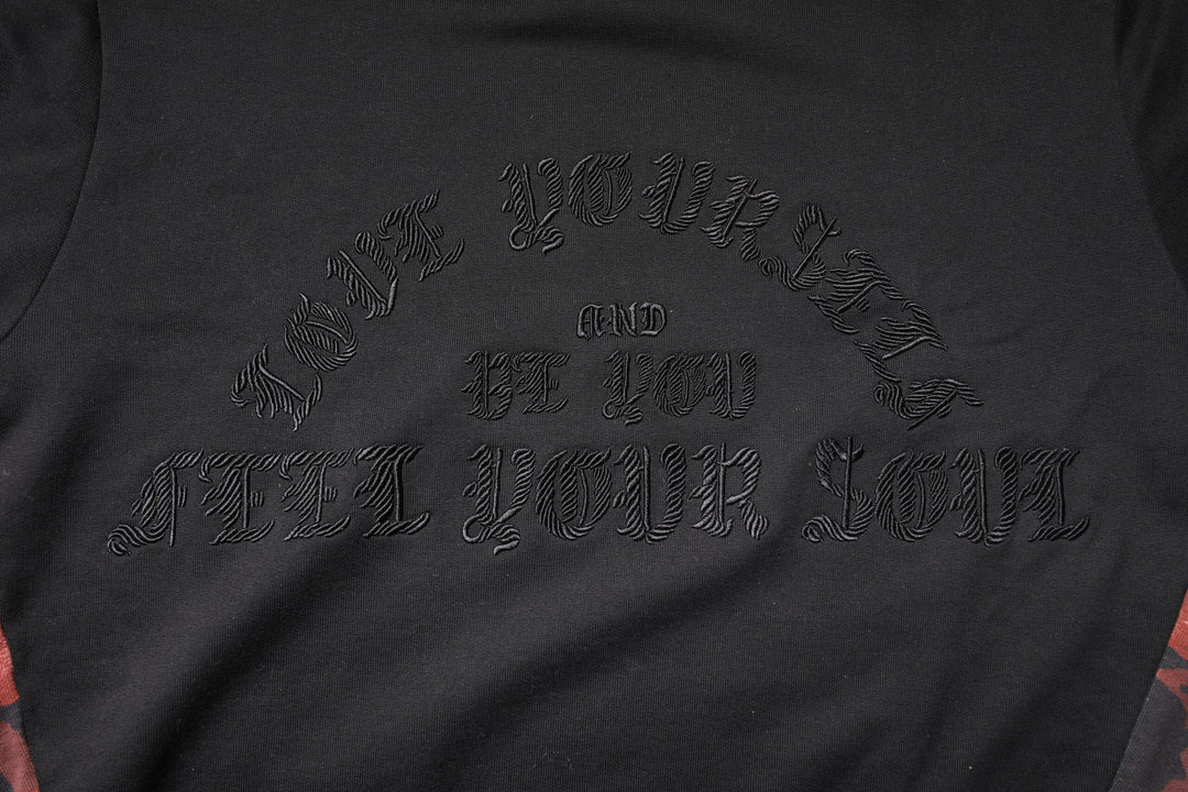 Dolce & Gabbana Black Embroidered Crew Neck Pullover Sweater